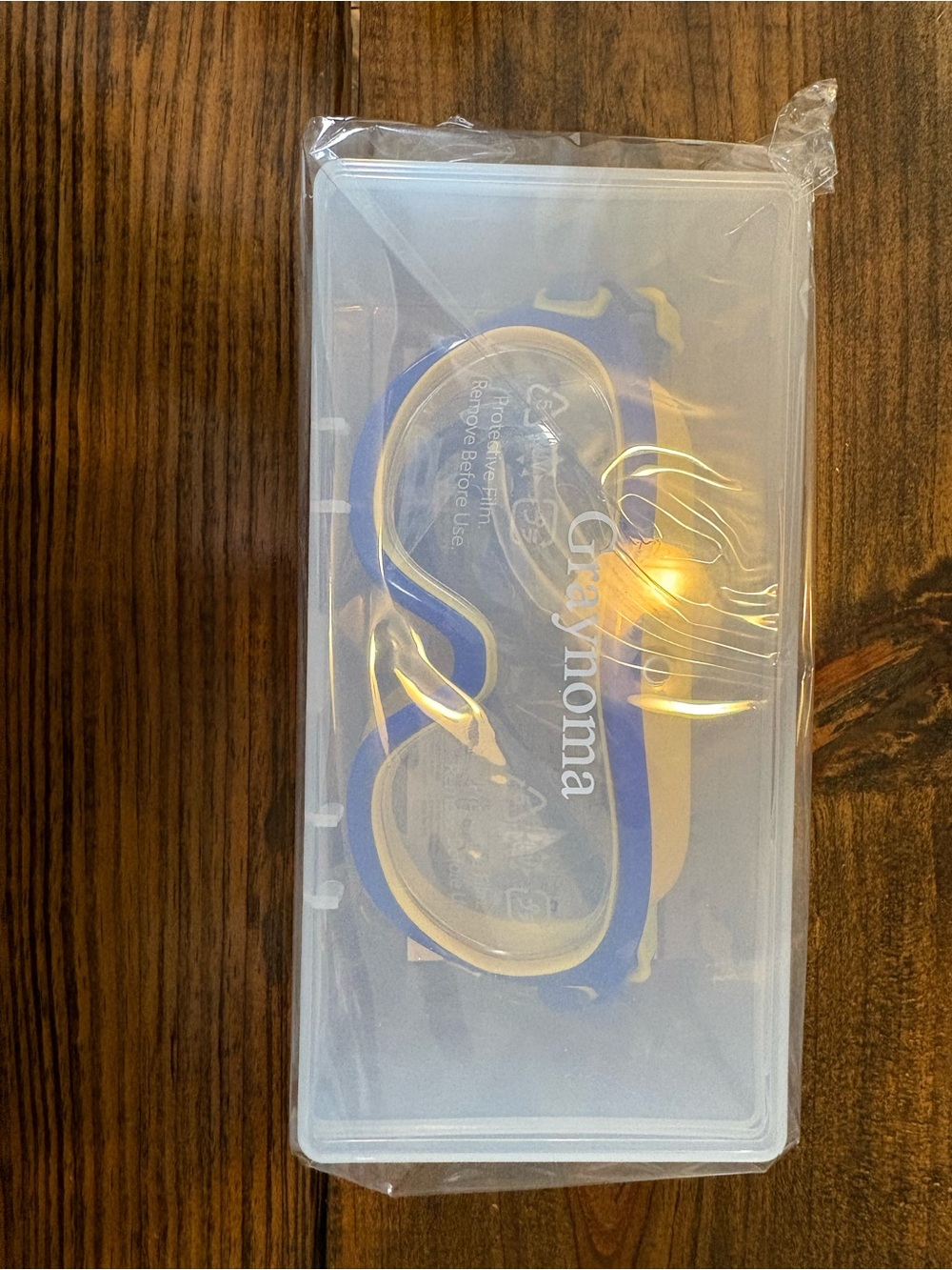 Kids Swim Goggles in Blue and Yellow